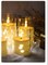 Designer’s Shop CS-7305 Flameless LED candle with String Star Lights and Remote Control Timer. 3 pc packed, color : Clear